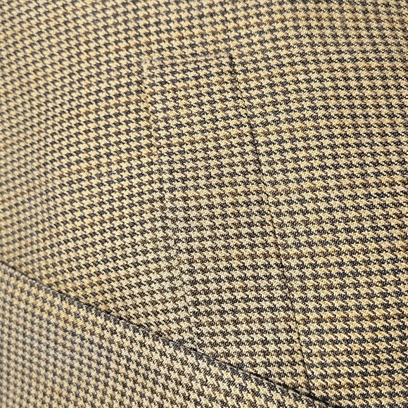 Mens 42 R Ralph Lauren Silk Wool Blend Houndstooth Suit Jacket Macys Mens Wear - Picture 13 of 13